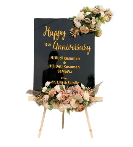 Papan Bunga Akrilik Keling