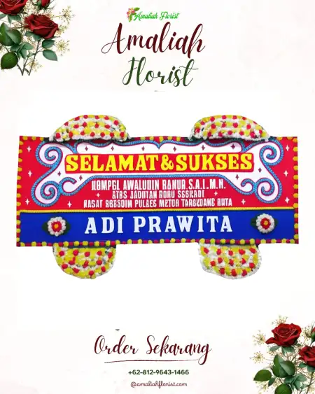 Papan Bunga Ucapan Selamat Keling